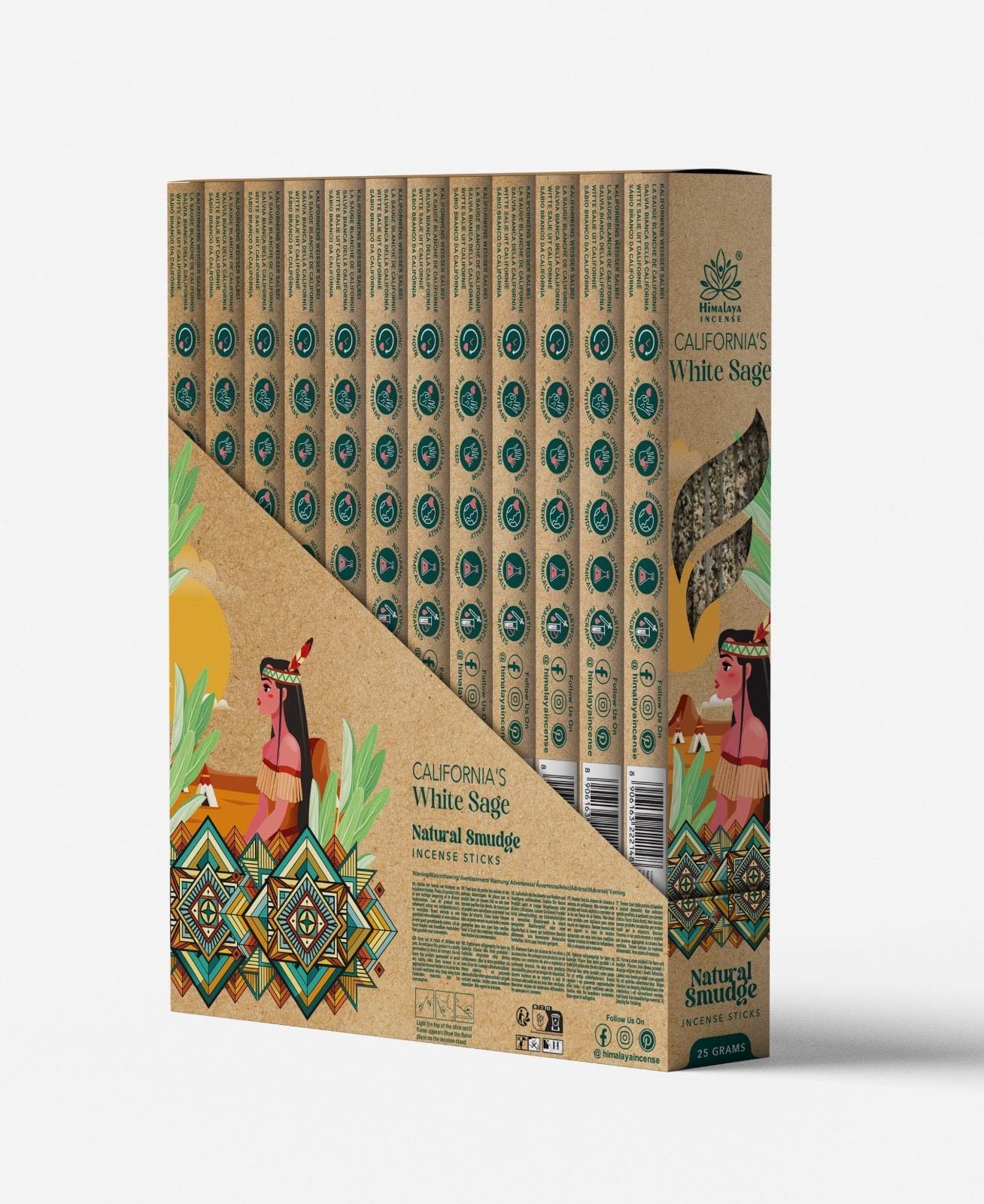Himalaya California's White Sage Incense Stick-25g